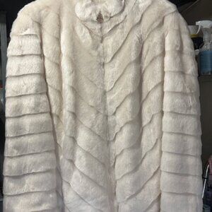 DENNIS BASSO OFF-WHITE WOMEN'S WINTER CAPE 1X - BRAND NEW